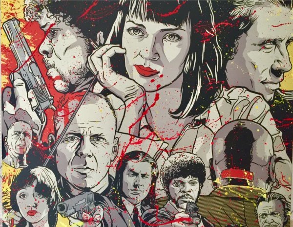 Квентин Тарантино Постер