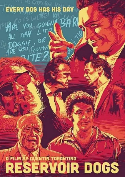 Бешеные псы Квентин Тарантино Постер