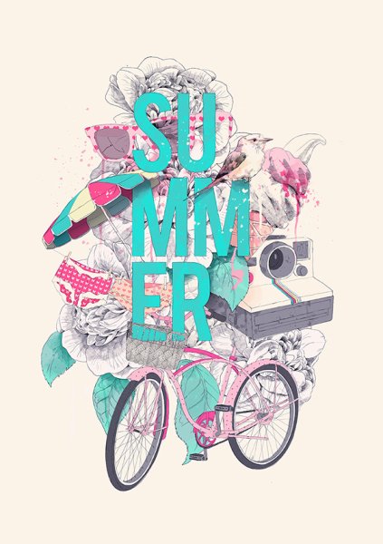 Летние постеры распечатать