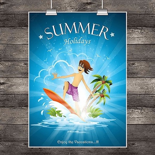 Пляж мультяшный