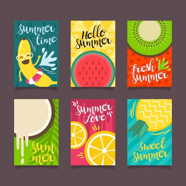 Красивые летние плакаты