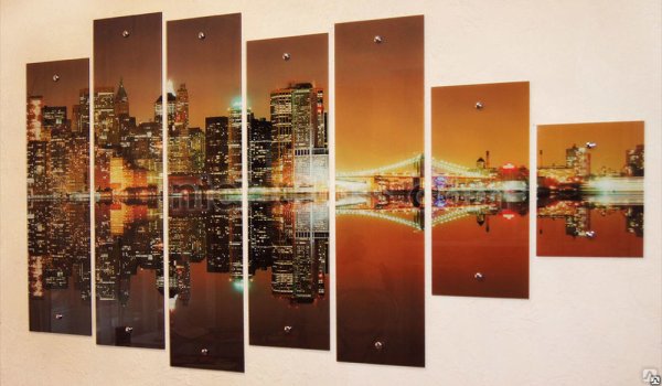 Стеклянные рамки на стену