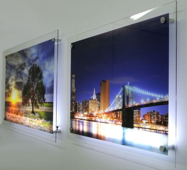 Световые панели на стену