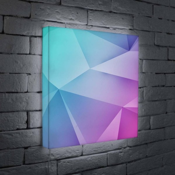 Пристенная мебель на голубом фоне.