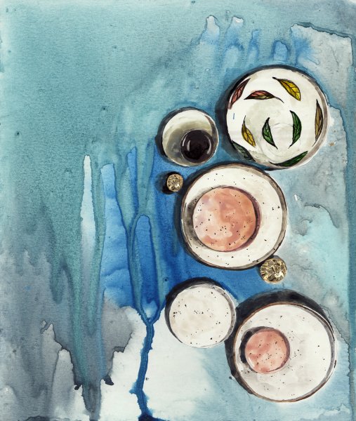 Постер акварель