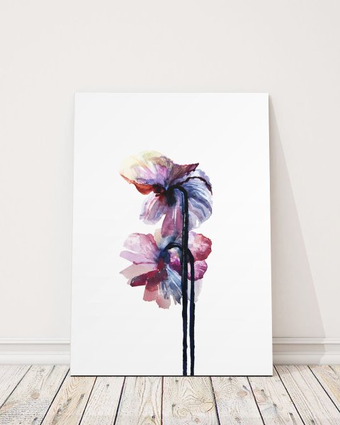 Акварельные постеры для интерьера