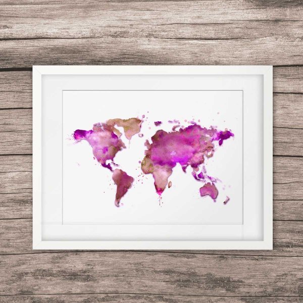 Акварельные постеры на стену