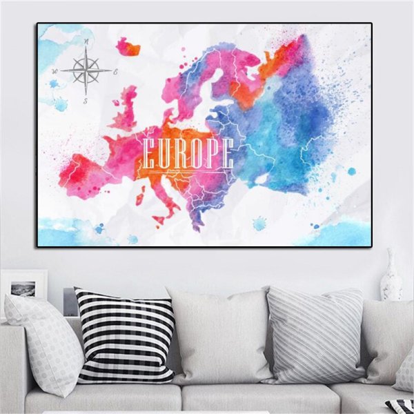 Акварельные постеры для коридора