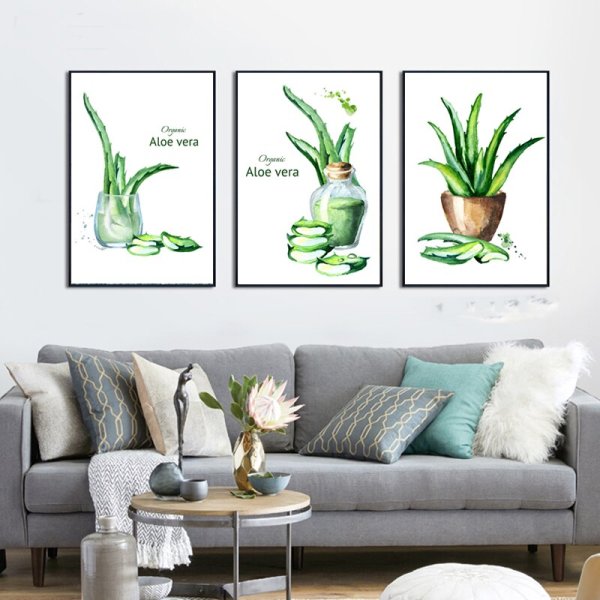 Акварельные постеры для интерьера