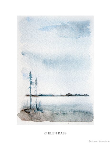 Постеры в акварельном стиле