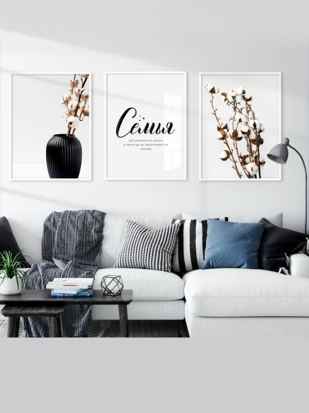 Декор картины для интерьера