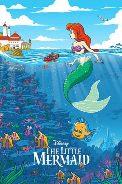 Старые плакаты Дисней