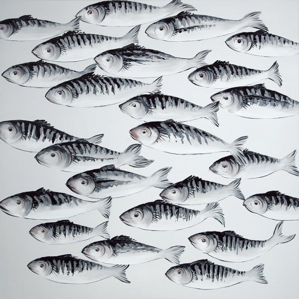 Модульная картина рыбалка