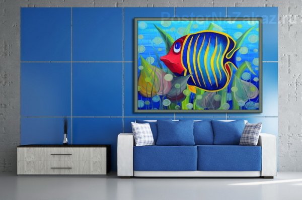 Морские рыбы плакат