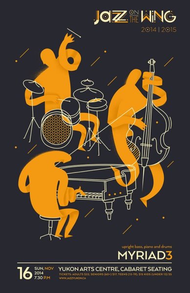 Джаз ретро плакаты