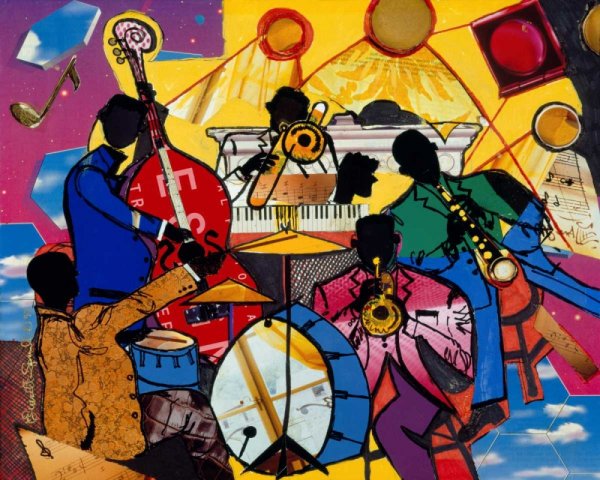 Духовые инструменты акварель