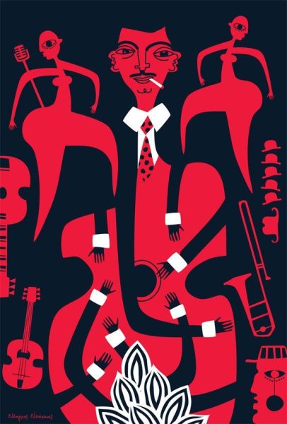 Плакат джазовый фестиваль