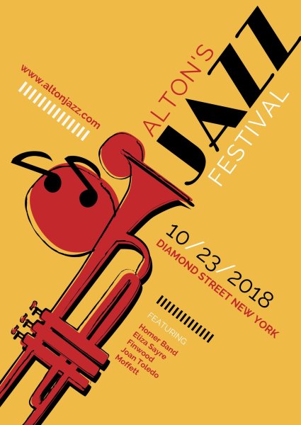 Постеры в стиле джаз