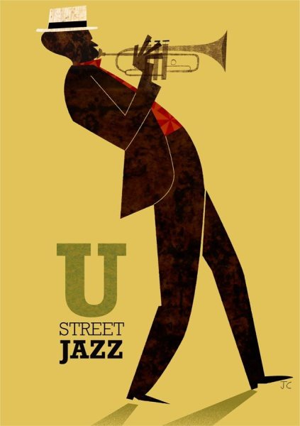Современные постеры джаз