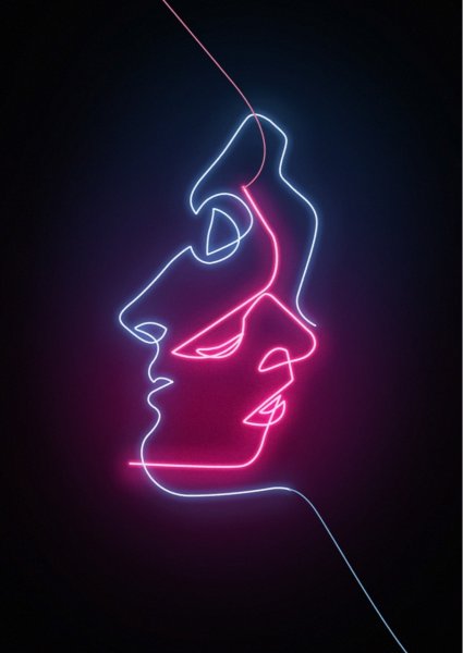 Неоновые иллюстрации