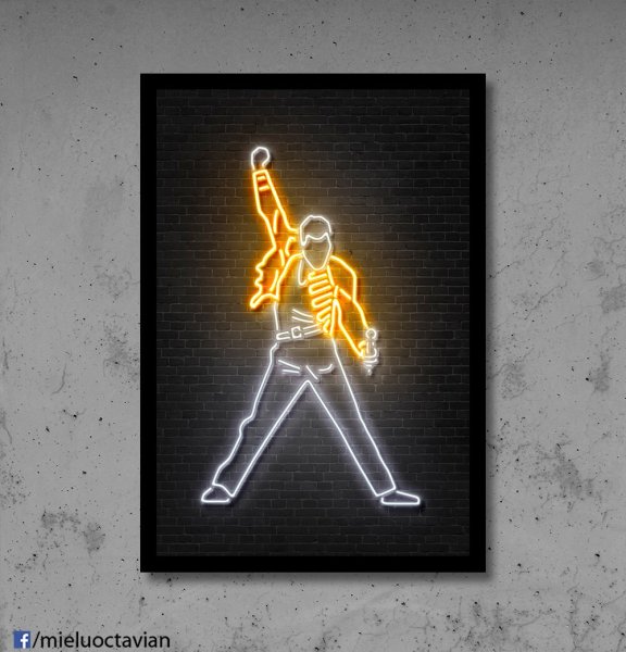 Неоновые плакаты