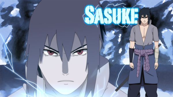 Саске Учиха Постер