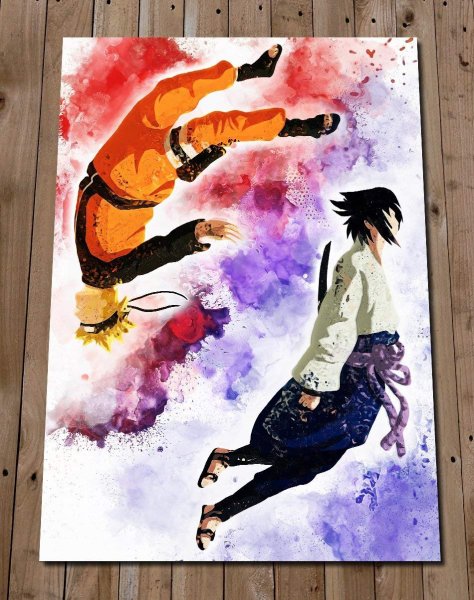 Наруто vs Саске арты