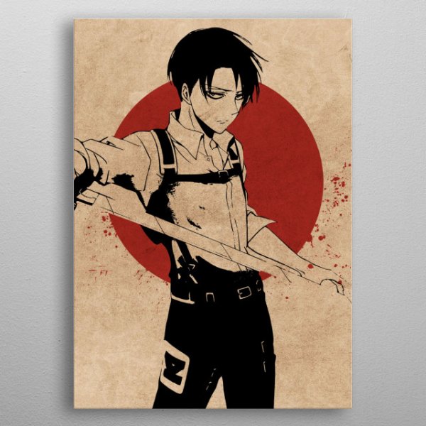 Леви Аккерман Постер