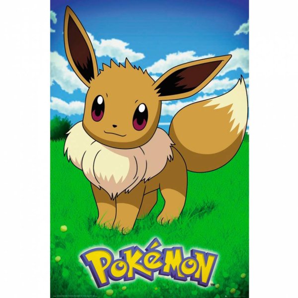 Постер покемон иви 50х70 см.