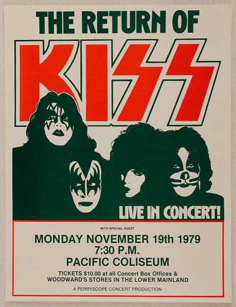 Kiss группа Concert 1979