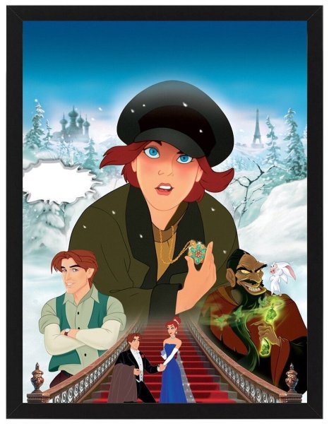 Анастасия мультфильм Постер