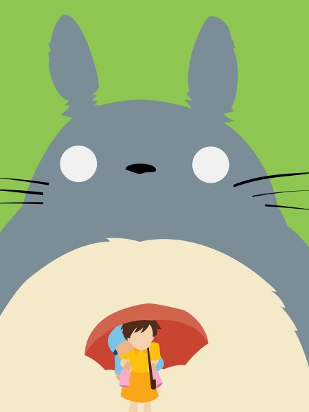 Мой сосед Тоторо плакат