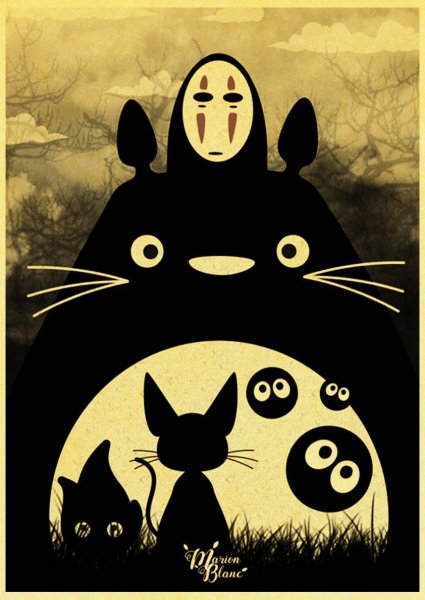 Мой сосед Тоторо Хаяо Постер