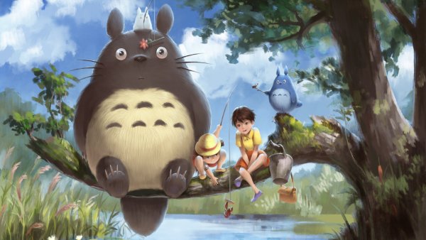 Тоторо носки жёлтый