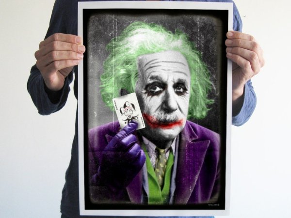 Альберт Эйнштейн плакат