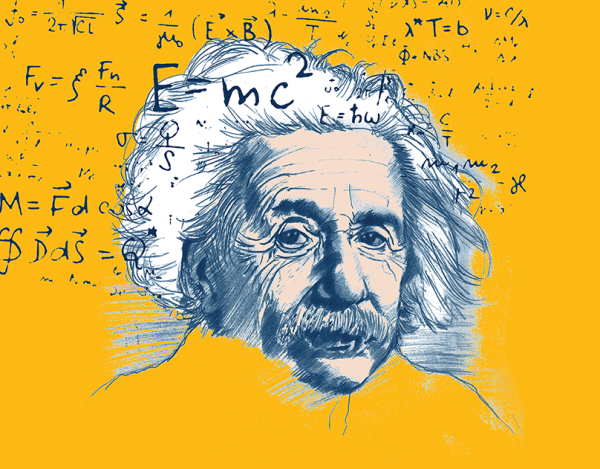 Альберт Эйнштейн арт
