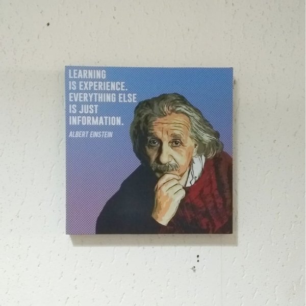 Постер Эйнштейн 40х50 в тубусе