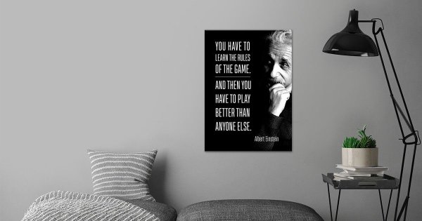 Альберт Эйнштейн плакат