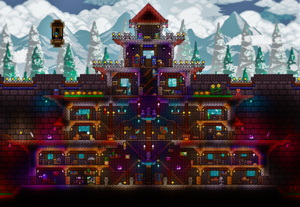 Terraria House ideas Castle