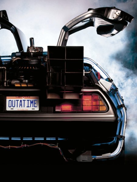 Back to the Future DELOREAN Постер
