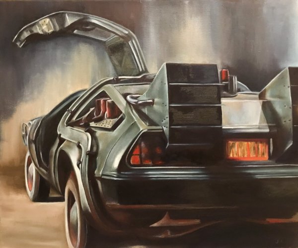 DELOREAN DMC-12 Art