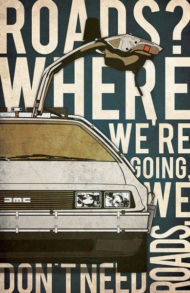 Delorian Постер в высоком разрешении