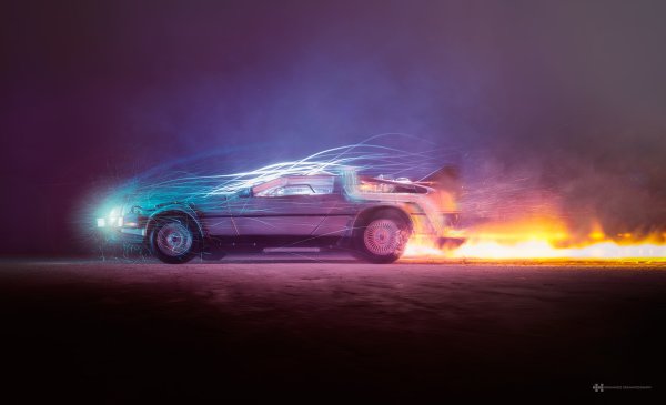 DELOREAN DMC-12 арт