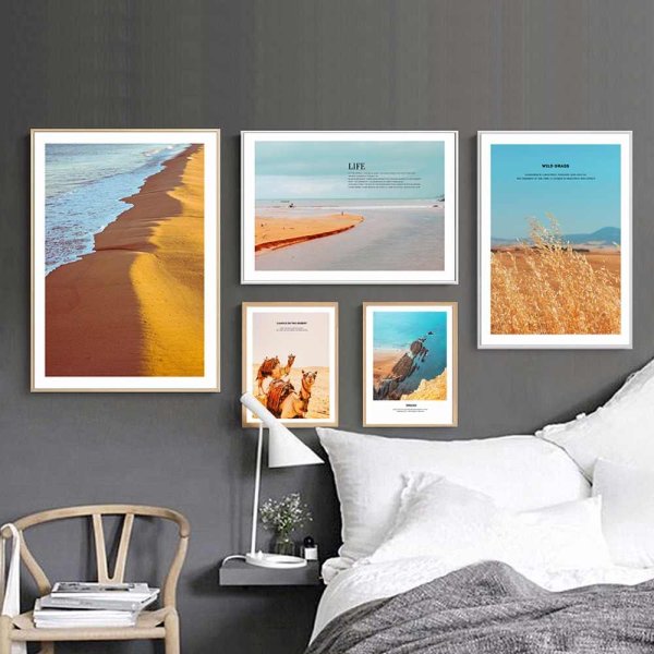 Постер море