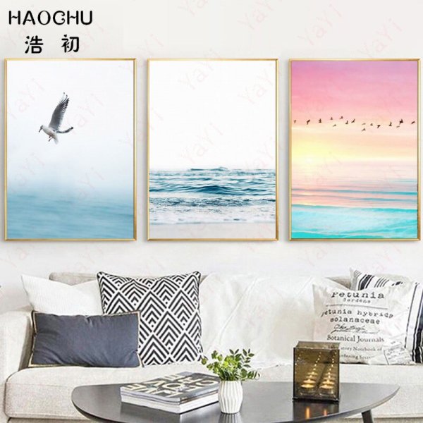 Постеры для интерьера морская тематика