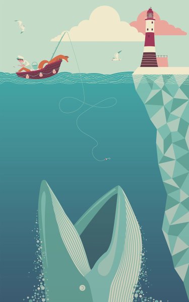 Голубая Ракушка арт