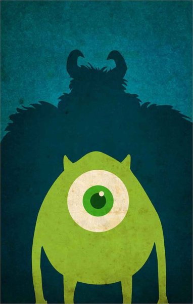 Минималистичный Постер к мультфильму