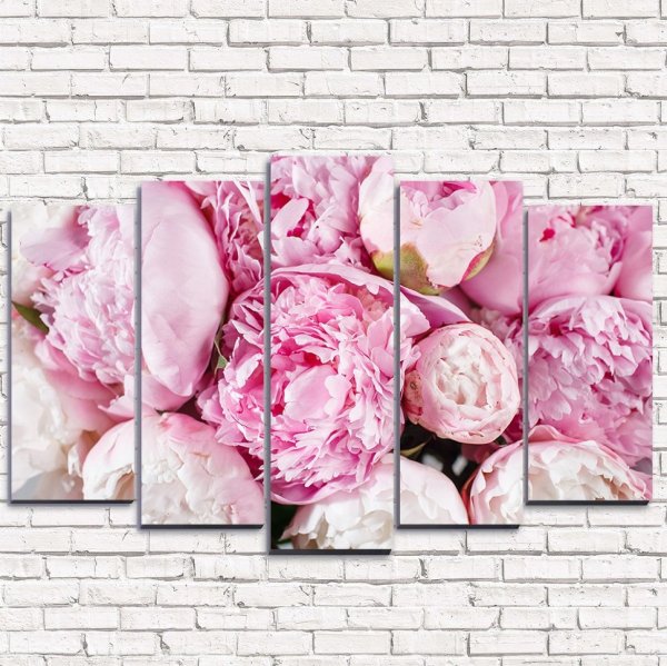 Триптих пионы