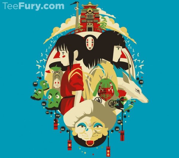 Постер студия гибли Хаяо Миядзаки Ходячий замок