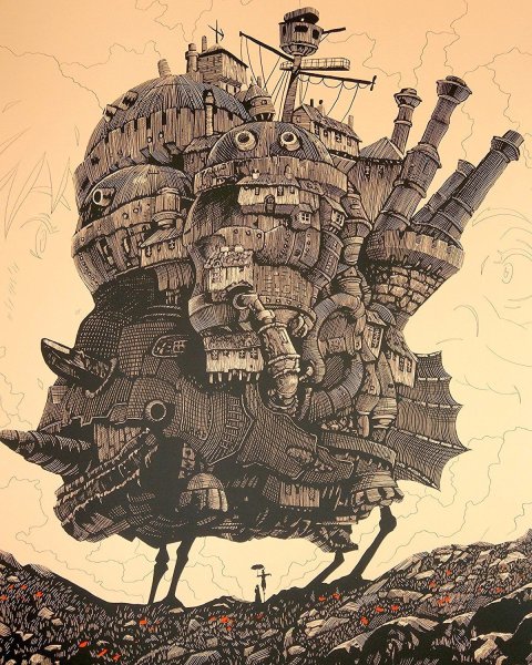 Хаяо Миядзаки замок Хаула